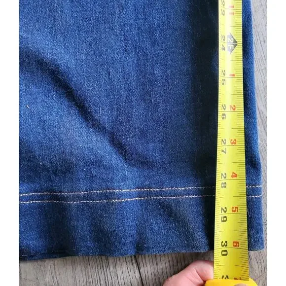 Hidden Los Angeles 70s Vibe Patch Pocket High Waist Wide Leg Jeans Size 31/12 - Picture 7 of 15